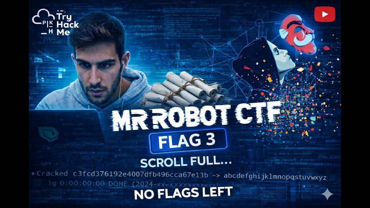 TryHackMe Mr. Robot CTF Bölüm 3 | Root Shell ve Son Bayrak 🚩