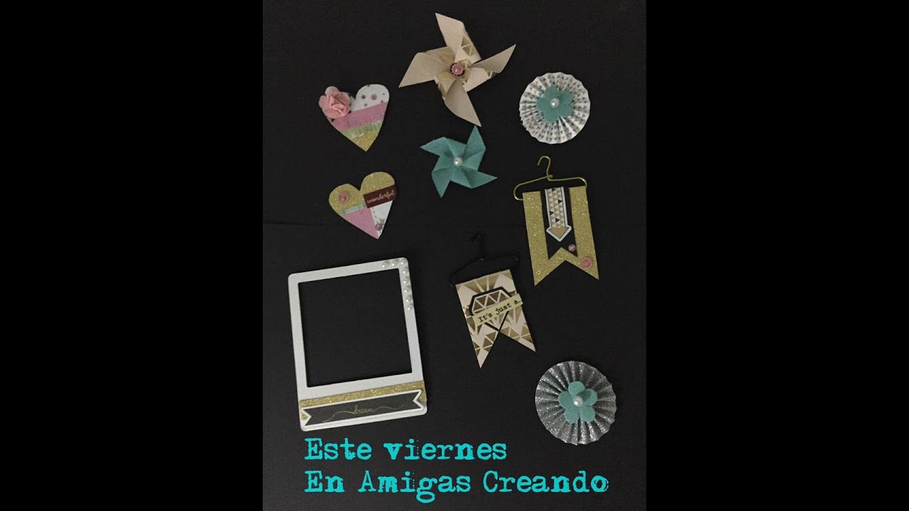 Embellecedores para scrapbook tutorial