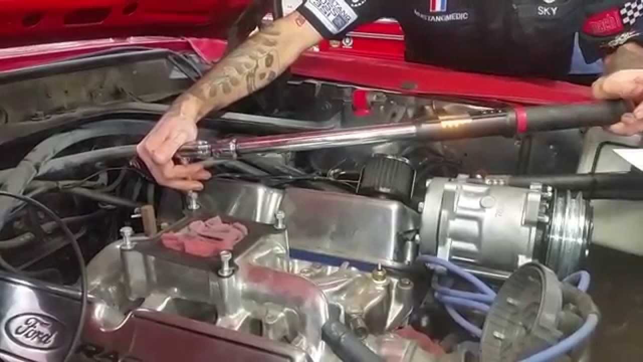 Intake Manifold Bolts and Torque - John's 1970 Mustang Convertible - Day 5 Part 2