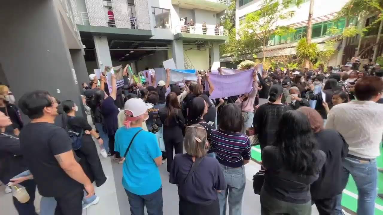 [LIVE]: ‘กาญจนา - ทราย สก๊อต‘ นัดรวมพลทวงคืนความยุติธรรมให้ “ช้างหูพับ”