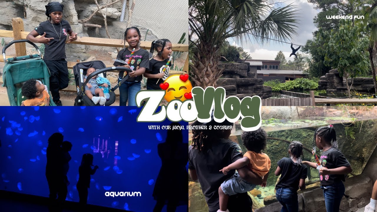Zoo + Aquarium Vlog: Spend the Day with Us | Skylar and Sunjai 🪼🩵
