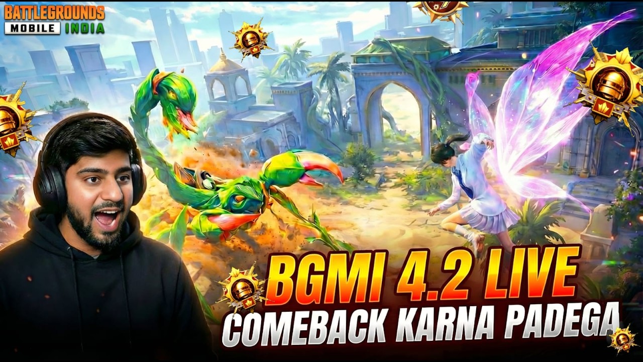 🔴 BGMI 4.2  LIVE  | COMEBACK KARNA PADEGA 😅 LIVE WITH  @AVVYPLAYS
