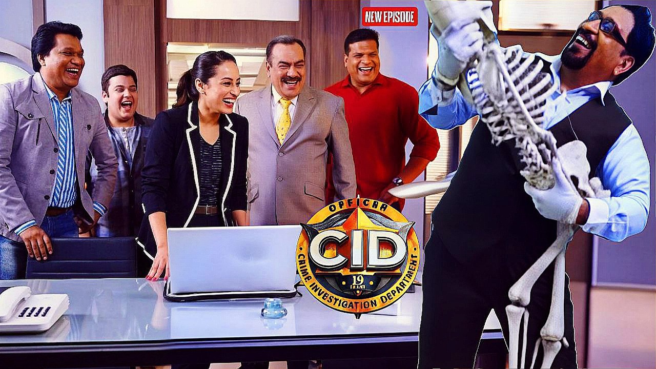Dr. Salunkhe को कंकाल के साथ डांस करता देख जोर-जोर से हस पड़ी CID Team || CID | Latest Episode ||