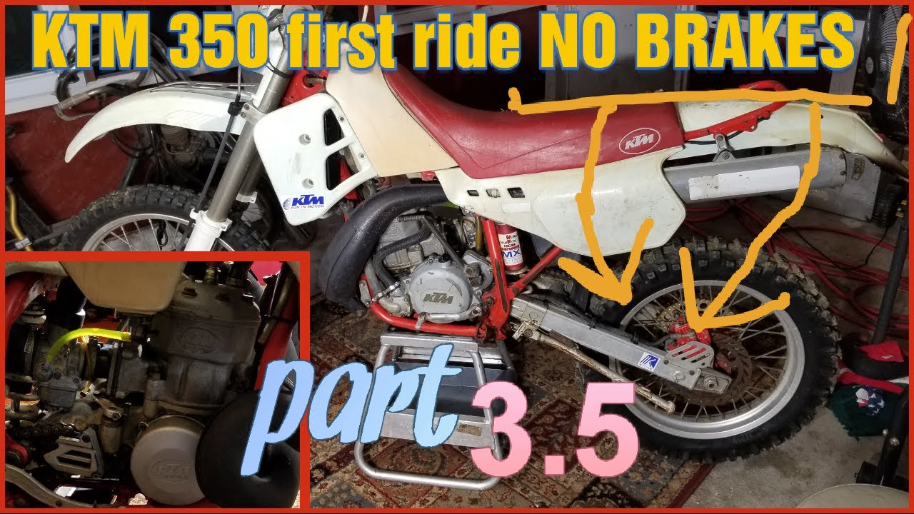 KTM part 3.5 first test drive no brakes