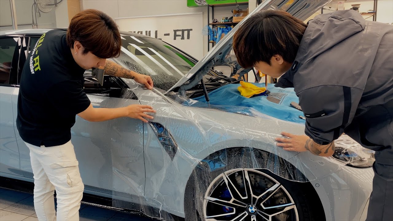 실시간 영상 | BMW M3 프론트 휀다 시공 (프론트 패키지) | 경기도 안성 브리즈코리아 본사 | 대한민국 탑클래스 PPF전문점