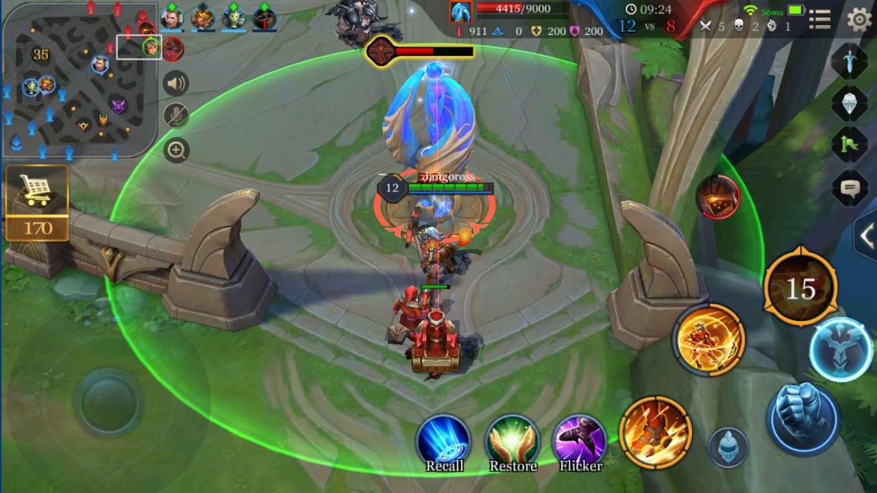 Pure Damage Build Roxie Gameplay | Arena of Valor