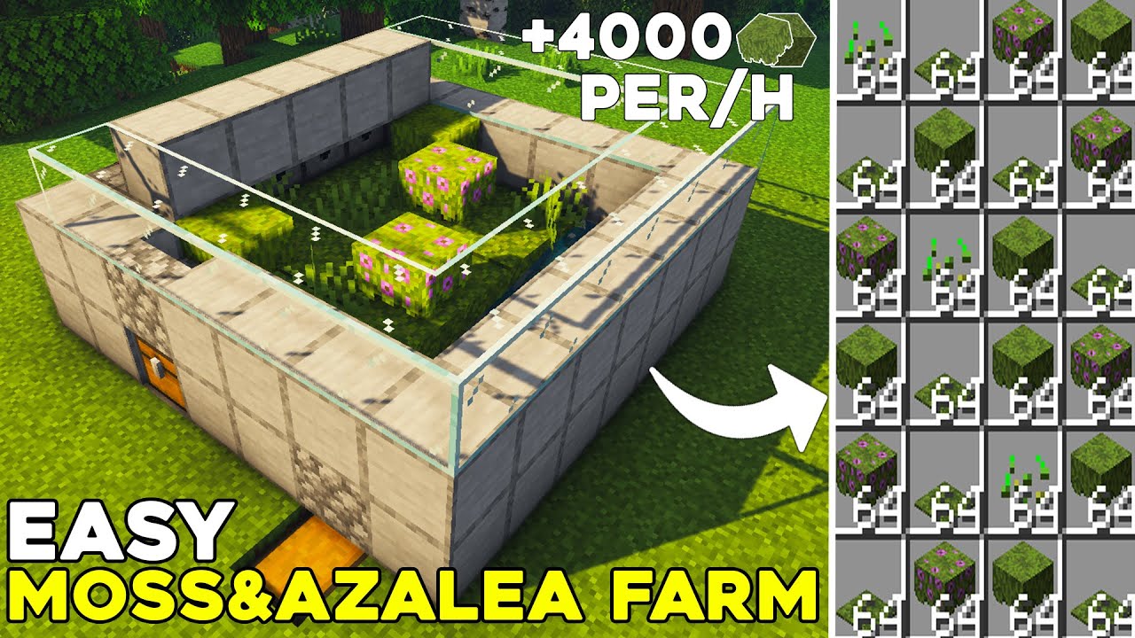 SINIRSIZ YOSUN VE AÇELYA !! Minecraft Yosun&Açelya Farmı Nasıl Yapılır l Minecraft Sistemler