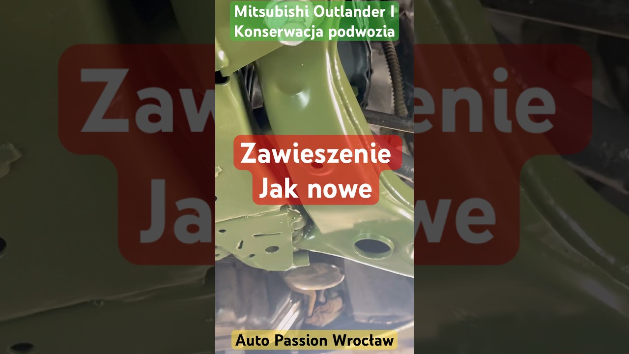 Konserwacja podwozia Mitsubishi Oulander - Auto Passion Wrocław