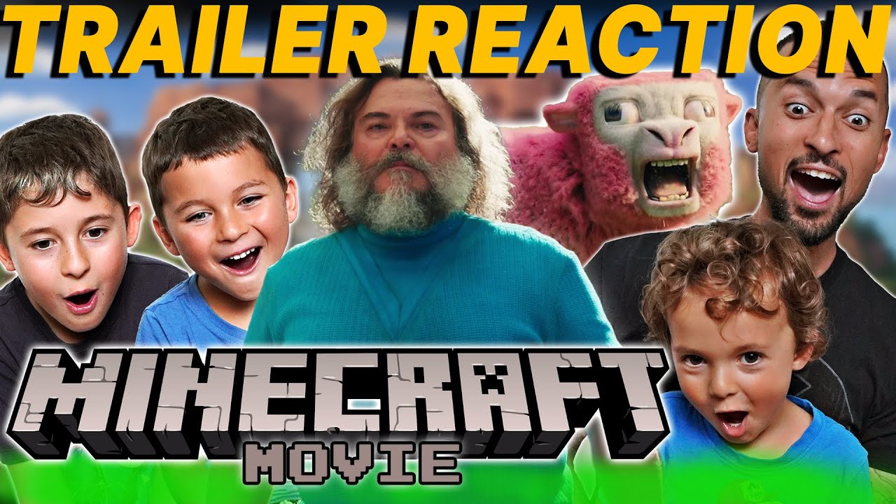 РЕАКЦИЯ НА ТРЕЙЛЕР ФИЛЬМА MINECRAFT!! Джейсон Момоа | Джек Блэк | Warner Bros | Вентурас