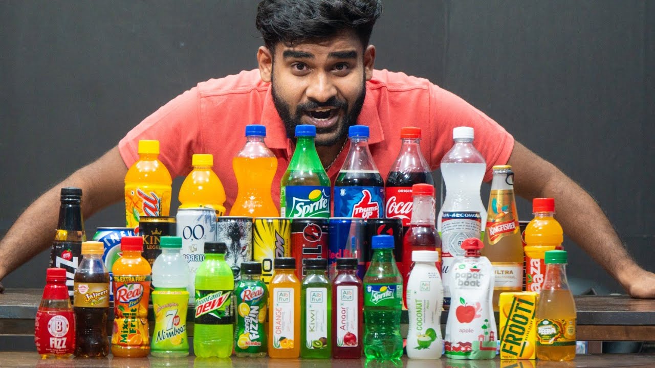 Mixing All Drinks to make SUPER POWER DRINK