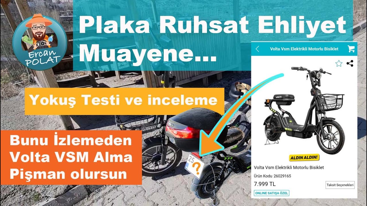 Volta vsm de plaka ve ehliyet dönemi (2023)