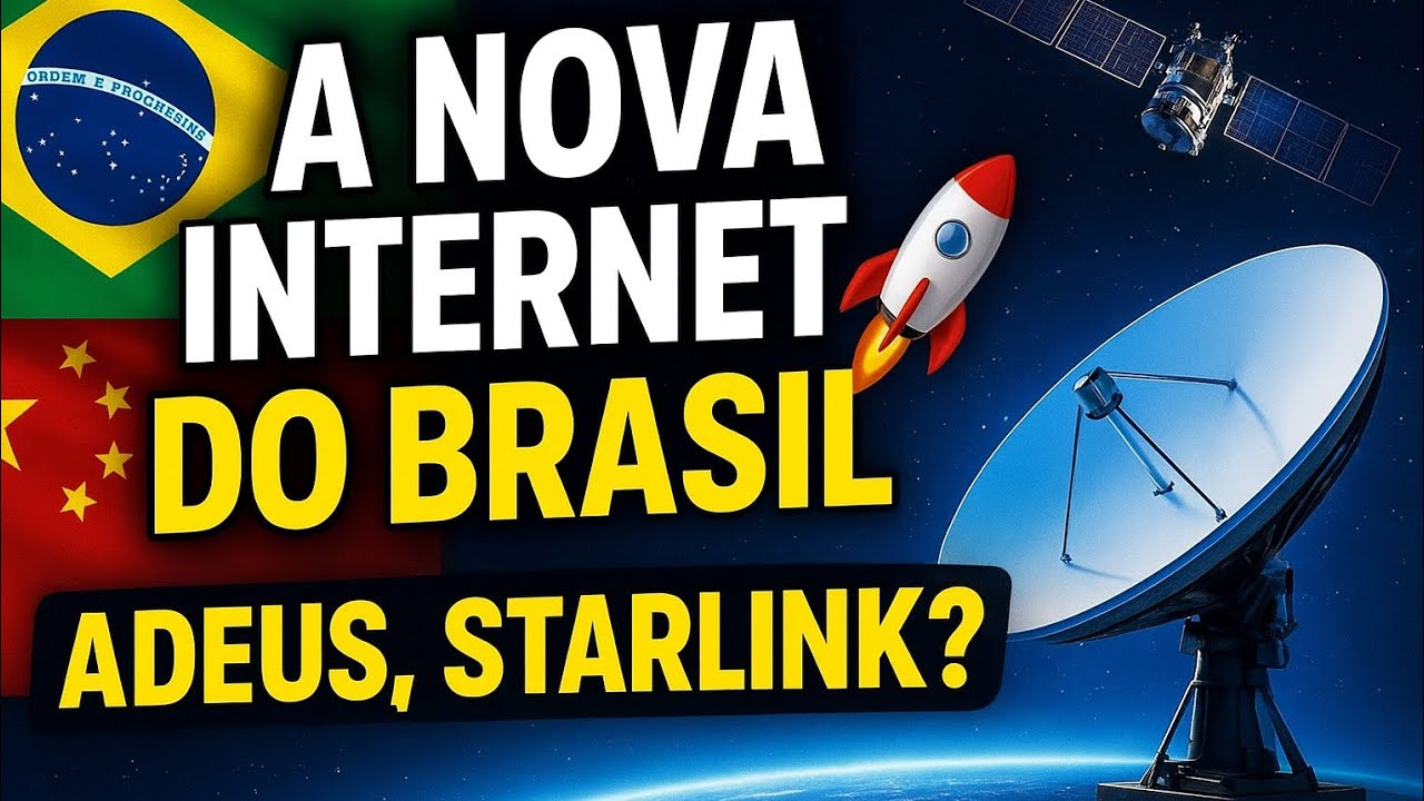 ADEUS STARLINK A CHINA CHEGOU com a SPACE-SAIL  a NOVA INTERNET do BRASIL est&aacute; SURPREENDENDO o MUNDO