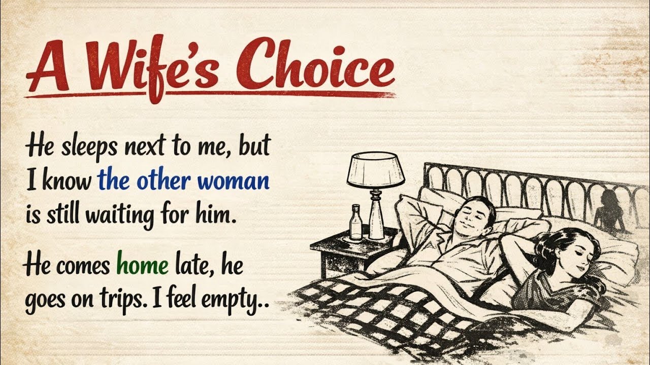 Learn English through Stories Level 3 ⭐ A Wife's Choice - Graded Reader | English Audio Story