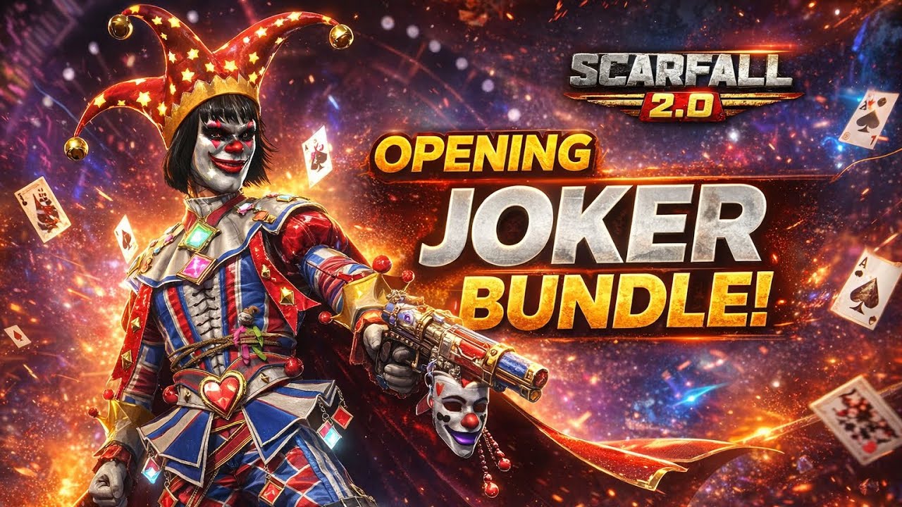 🔥 ScarFall 2.0 Joker Bundle Opening | INSANE Rewards & Full Showcase 🎭💎