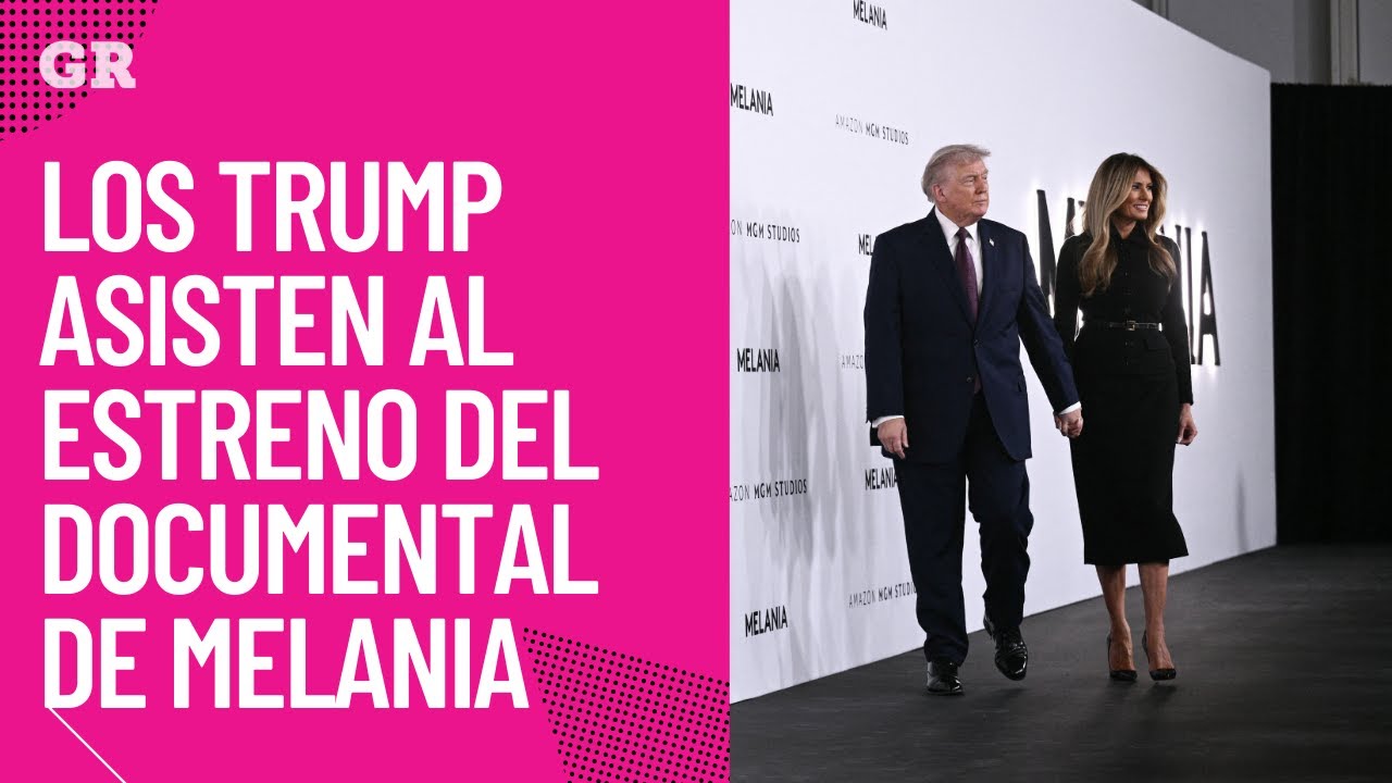 Los Trump asisten al estreno del documental de Melania