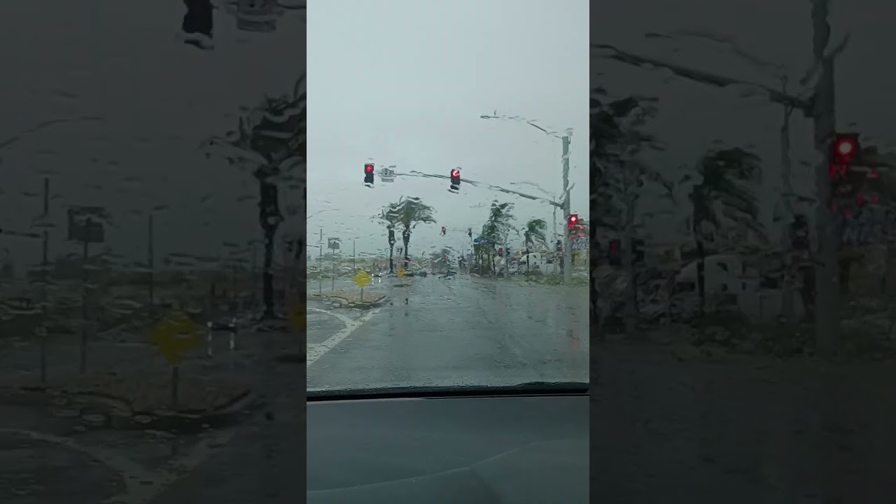 Miré amigos la tormenta en California 