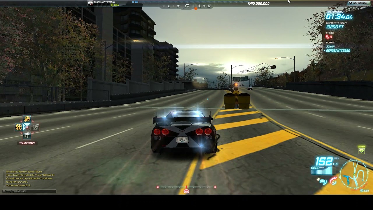 Need For Speed World - Stolen Cop Car Pursuit