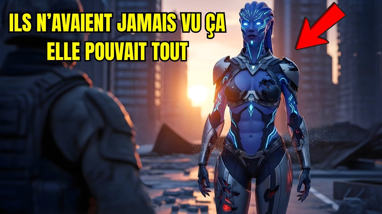 Cette alien invincible se rendit face à un human au moment décisif