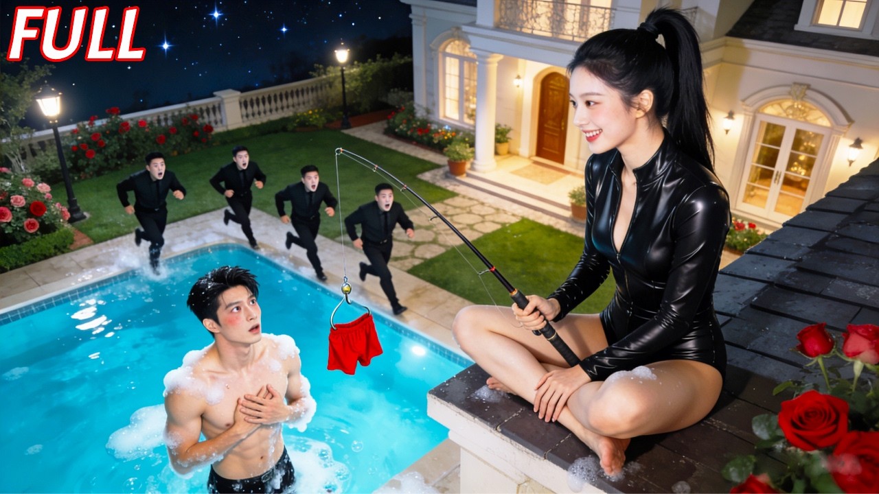 🎣فتاة اصطادت ملابس الـCEO الداخلية وهو يسبح 😳—احمرّ خجلاً… لكنه وقع في حبها! 💘