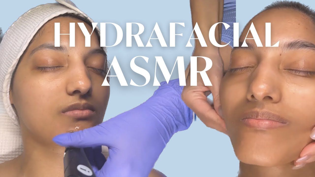 My First ASMR Facial -RELAXING HYDRAFACIAL ASMR