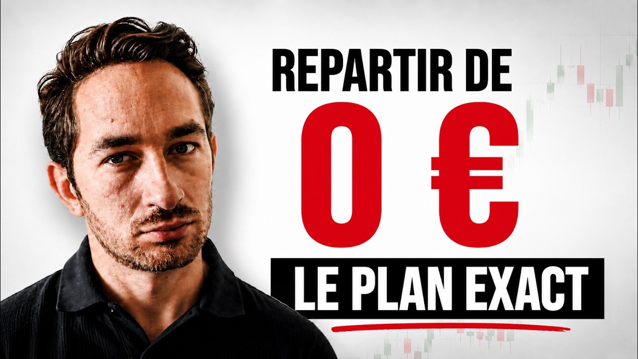 Repartir de z&eacute;ro en trading : le plan exact que j'appliquerais