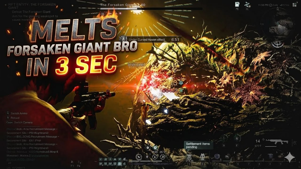 SKS Build METLS Forsaken Giant bro in 3 SECONDS🔥🔥 | Once Human
