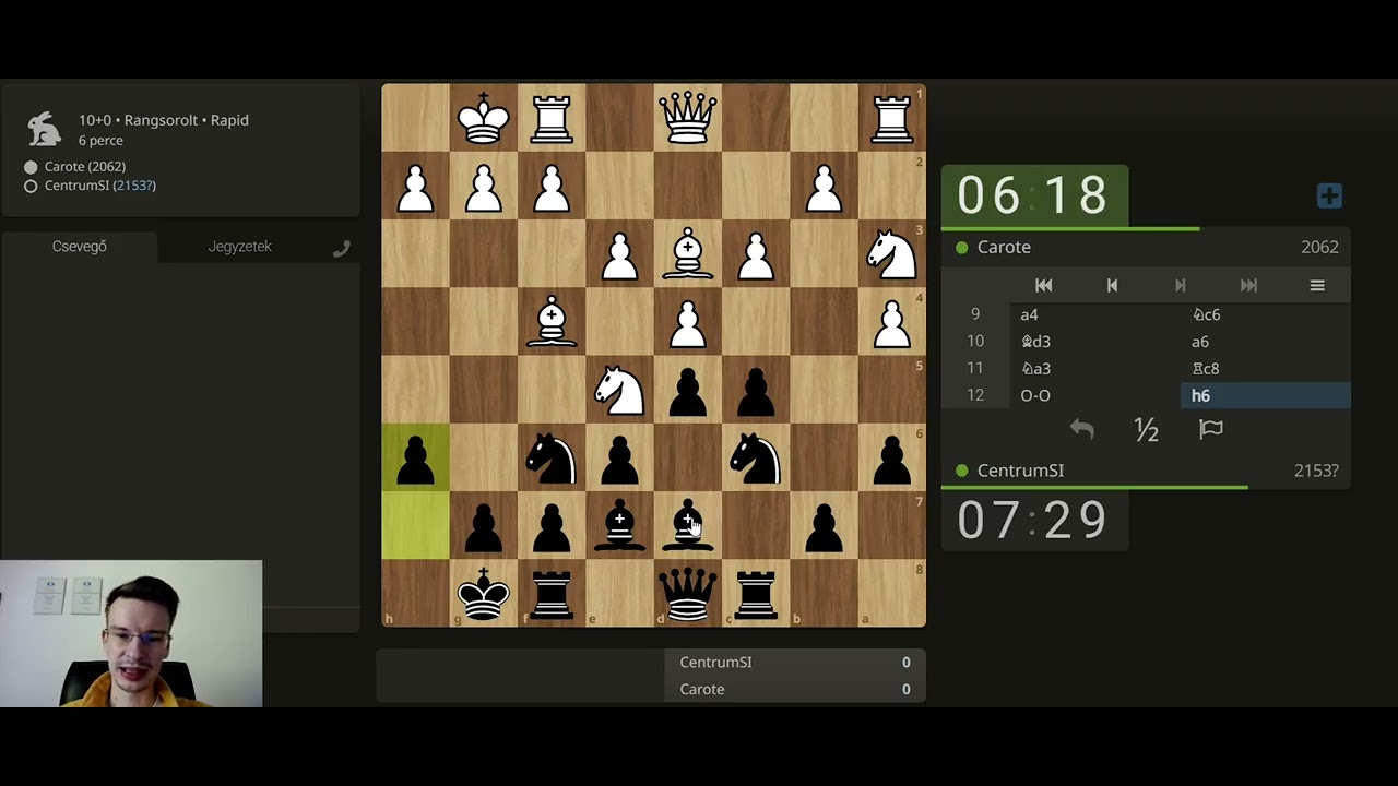 Rapport-Jobava támadásos LICHESS GAMEPLAY 2025