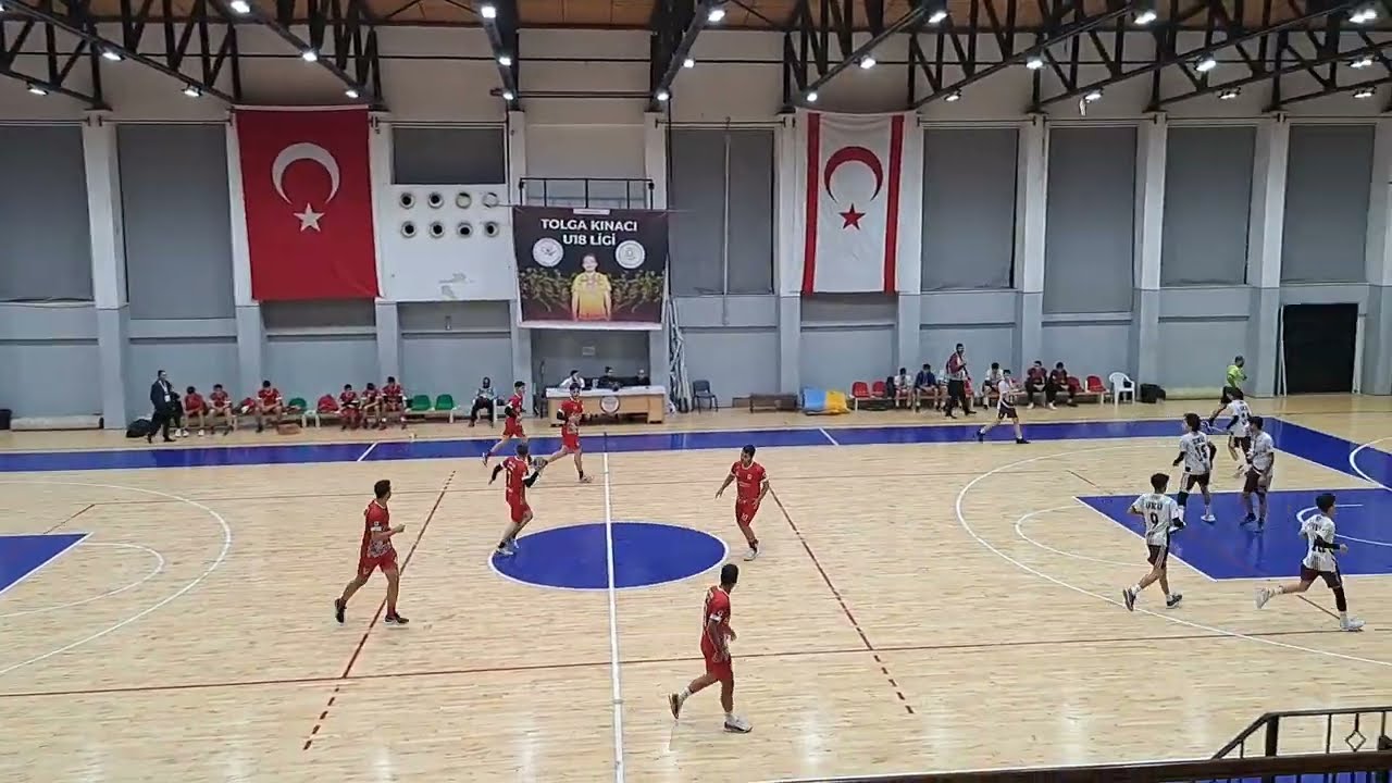2023-2024 Tolga Kınacı U-18 Ligi Hentbol Erkek Play-Off Serisi YarıFinal 1. Maç Kıbrıs  UKÜ-YÜKSELİŞ