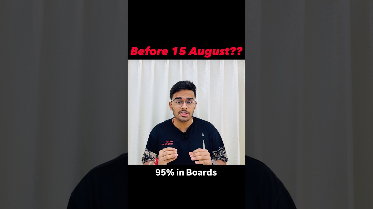 Board Exam 2027 Strategy to score 95% | Class 10 | Class 12 | Last 20 Days Strategy #shorts