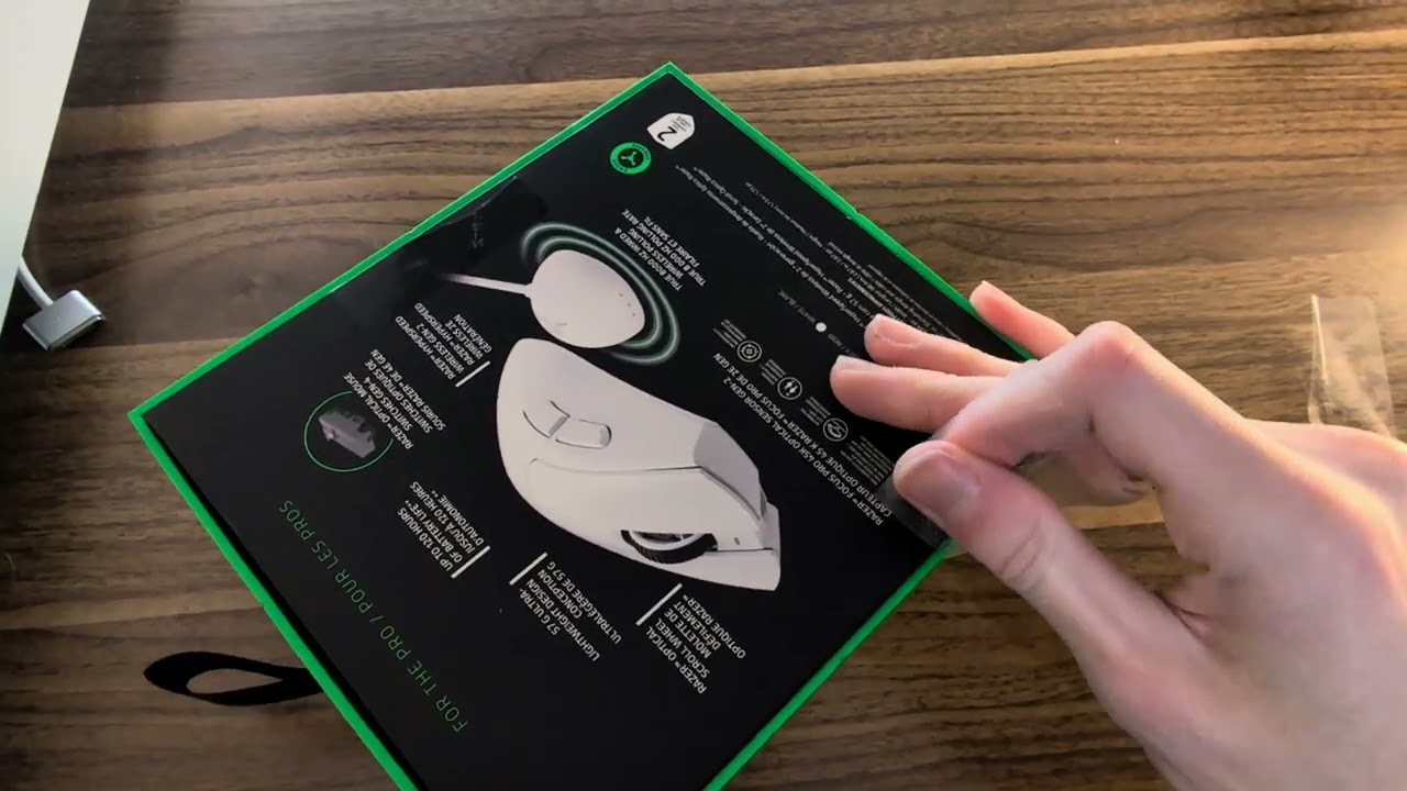 Razer DeathAdder V4 Pro (white) unboxing