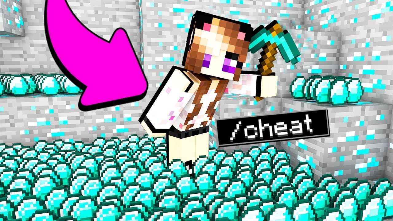ANNA USA I CHEAT CONTRO LYON PER I DIAMANTI DI MINECRAFT!!