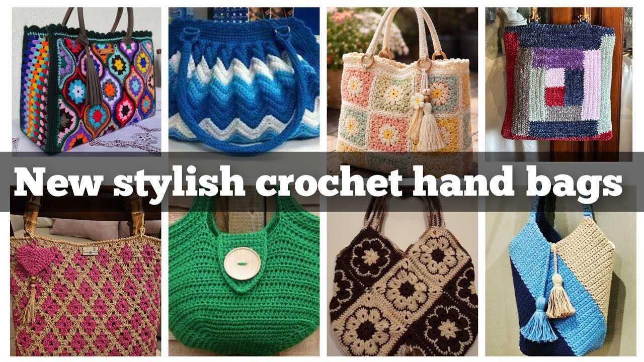 Beautiful Stunning Crochet Bags Designs for girls | Crochet purses