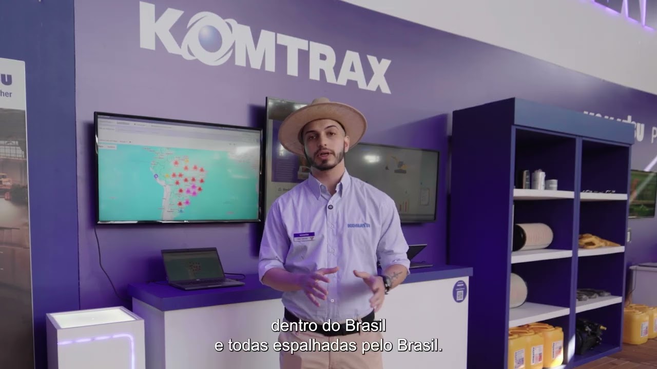 KOMTRAX: tecnologia que conecta voc&ecirc; &agrave; sua m&aacute;quina