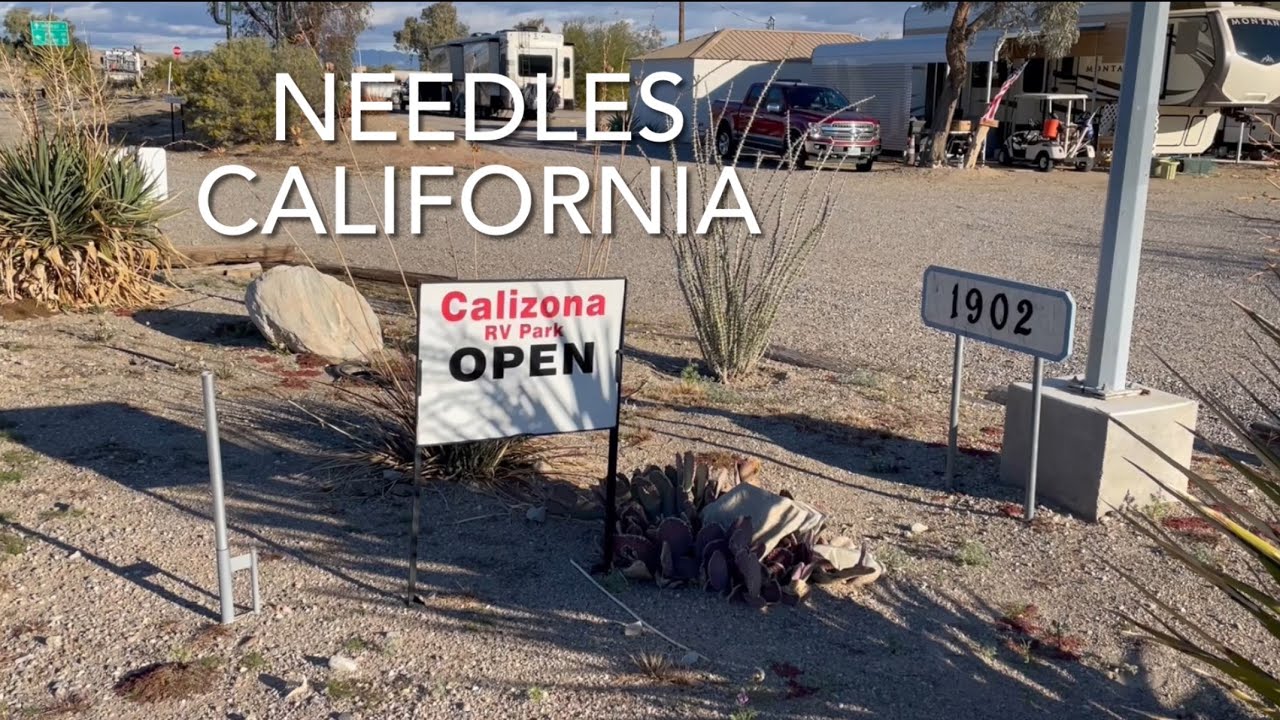 Needles California, Calizona RV park $11 dry camp spring training road trip