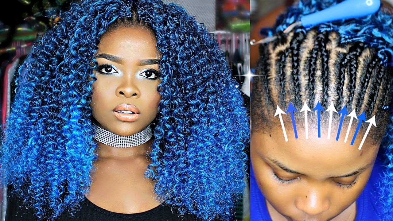 9 PARTS SUPER VERSATILE CROCHET BRAIDS FOR (SHAVED SIDES & FULL HEAD OF HAIR)
