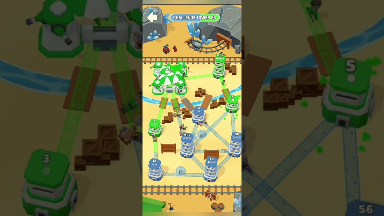 Tower War Challenge Level 33 Victory!