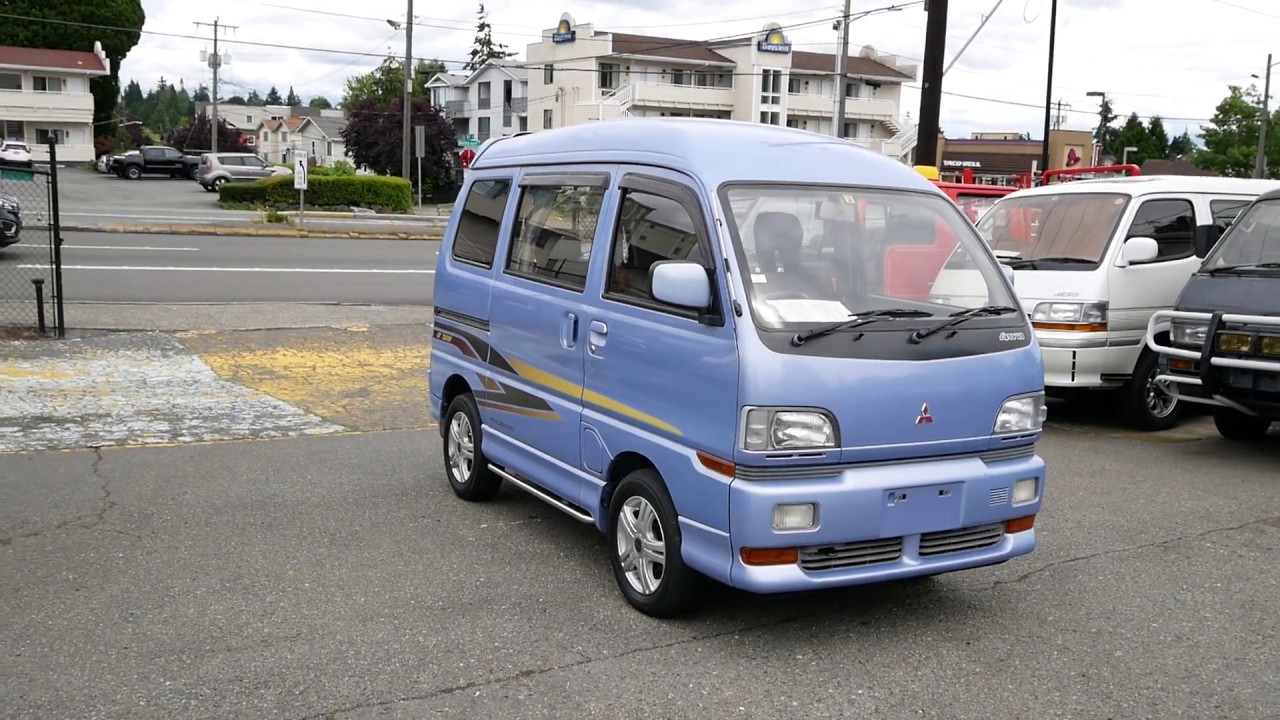 1994 Mitsubishi Bravo Kei van GT Turbo intercooler AWD 20 valve L4 660cc 5SPD Walkaround (English)