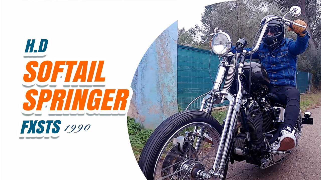 Espectacular Softail SPRINGER Fxsts🔥 1340cc 👉Modificada