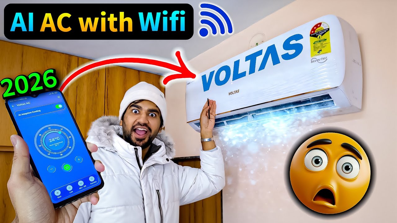 Best AC In India ? New Voltas Vertis AI 1.5 Ton 3 Star Inverter AC Unboxing & Review