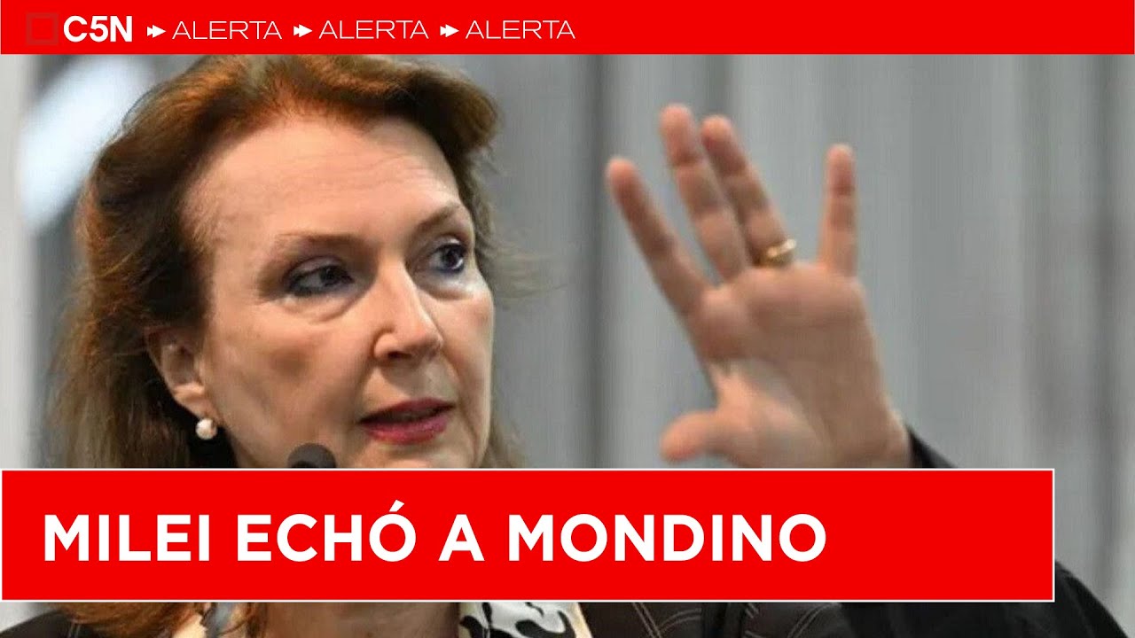 JAVIER MILEI ECHÓ a la canciller DIANA MONDINO