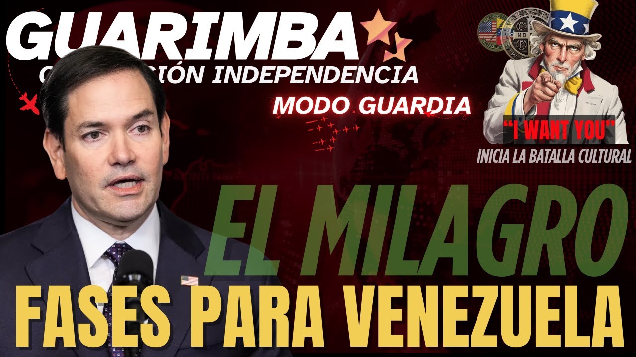 🔴 VENEZUELA EN VIVO - EL MILAGRO, FASES CLARAS PARA LA REP&Uacute;BLICA DE VENEZUELA - MARCO RUBIO
