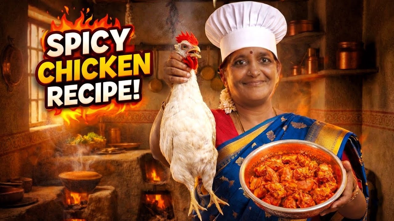 🔥 Saapta Shock Chicken Gravy 🌶️ Village Style
