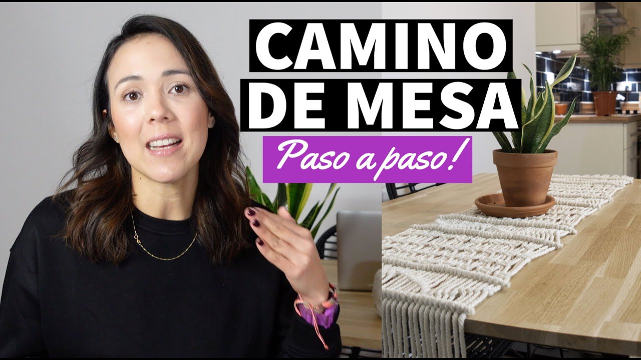 TUTORIAL: MACRAME TAPIZ /  CAMINO DE MESA.
