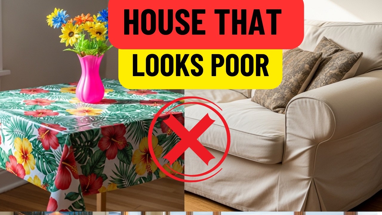 🏠✨ Things That Make Your Home Look Poor