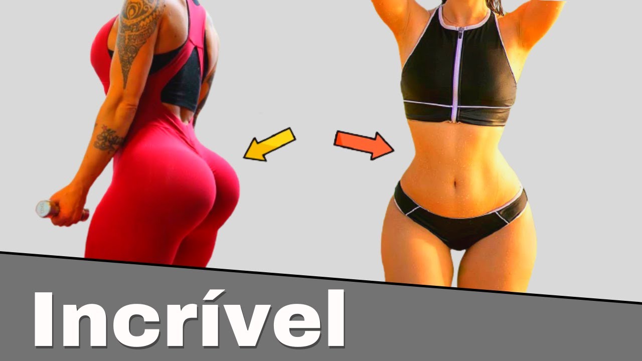 Incrível - Treino que empina o bumbum e chapa barriga em 2 semanas 😱 - Compartilhe muito