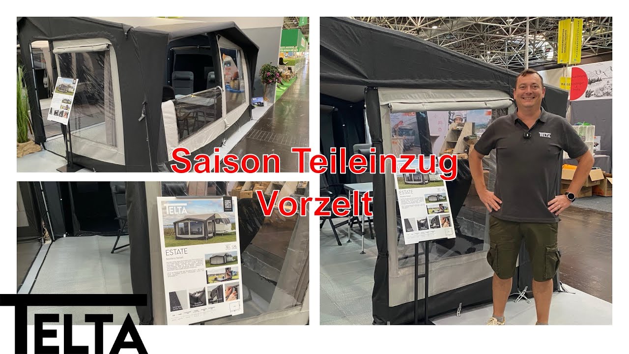 Saisonzelt als Teileinzug ESTATE von Telta