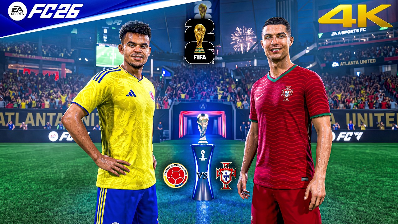 FC 26 &mdash; Колумбия против Португалии &mdash; Чемпионат мира по футболу FIFA 2026, полный матч | PC&trade; [4K60]