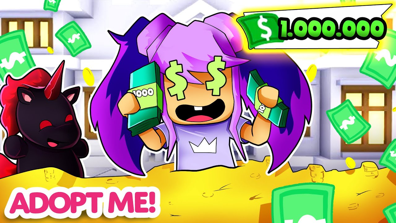 Ich habe 1 MIO Bucks GEERBT! Baby Dania Adopt me RP Roblox