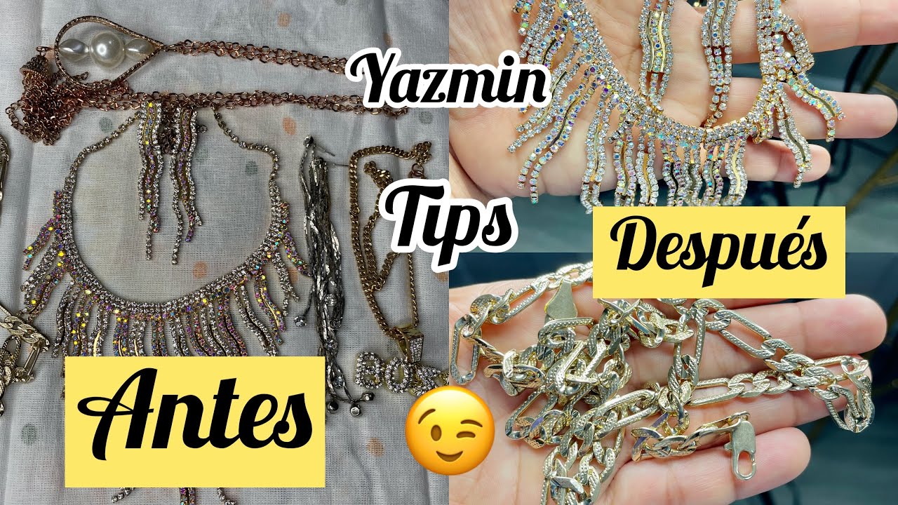Como limpiar joyería de fantasía 😱con solo 2 ingredientes.👍rápido
