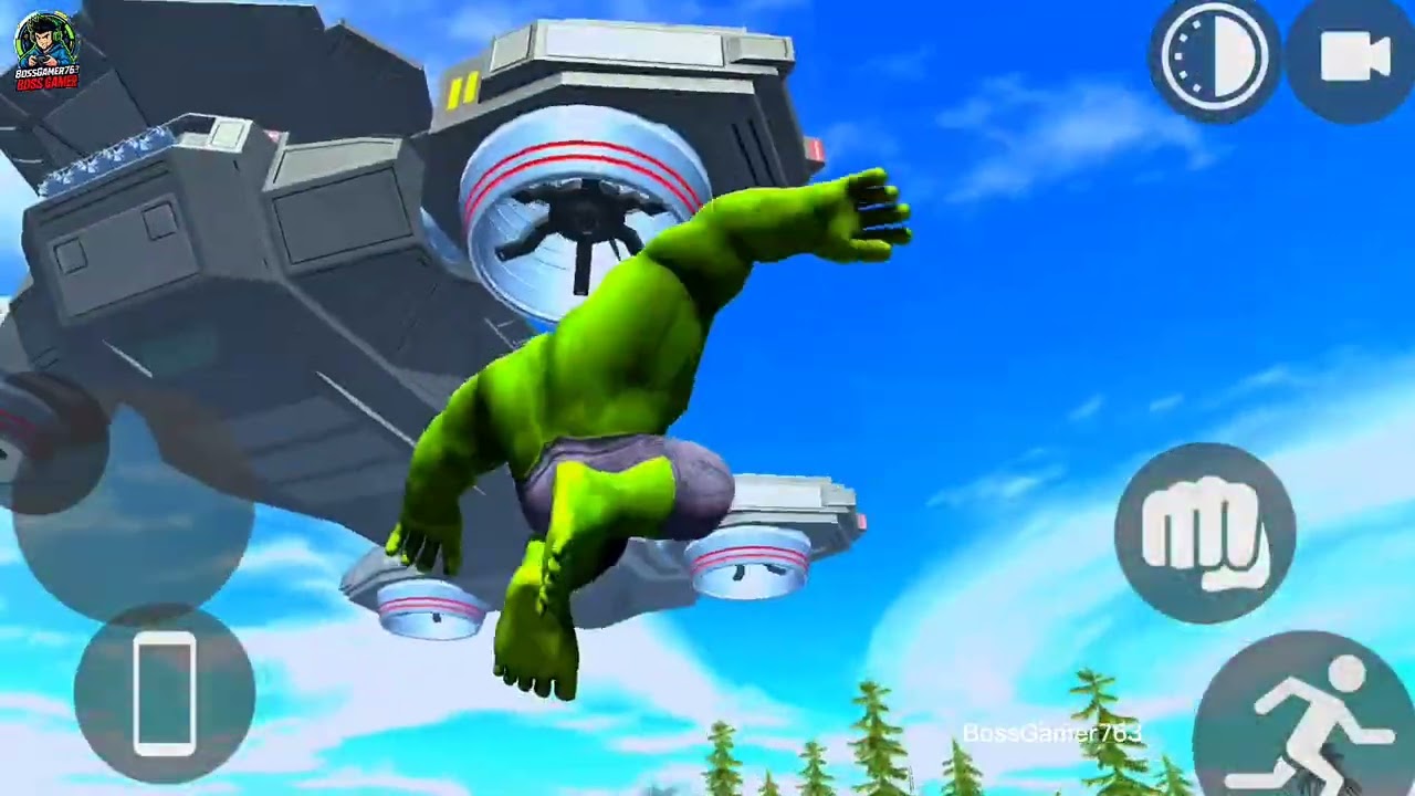 HULK Vs AI Robot 🤖 Epic Funny Fight in Indian Bike Driving 3D | BossGamer763